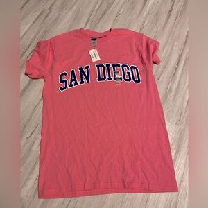 NWT Gilman San Diego small t-shirt pink